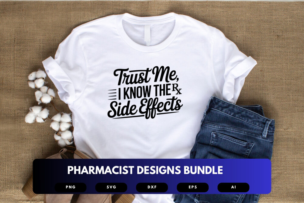 Pharmacist SVG Bundle | Pharmacy Quotes, Medicine Clipart , Silhouette Cut Files for Cricut & Sublimation - Image 5