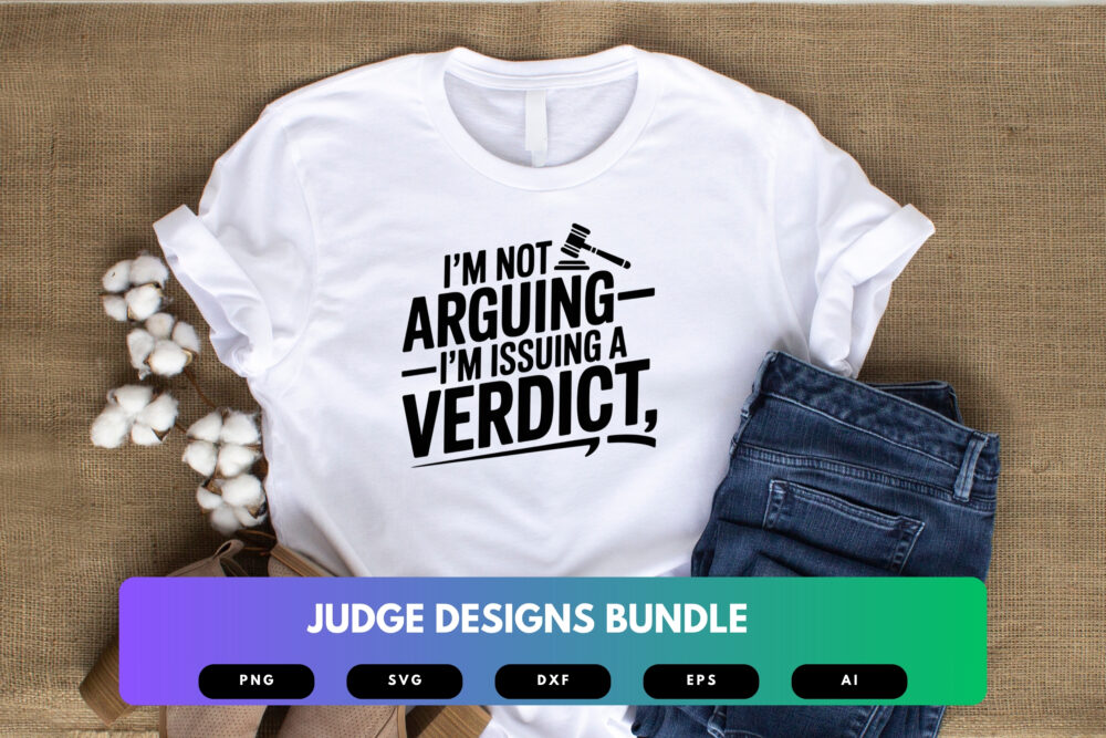 Judge SVG Bundle | Courtroom Clipart, Law , Justice Quotes Cut Files for Cricut & Sublimation - Image 5