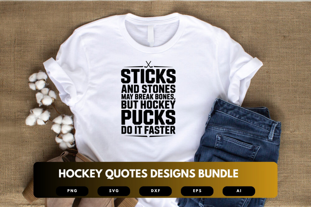 Hockey SVG Bundle | Motivational, Funny Hockey Quotes Cut Files for Cricut, Sublimation & DIY Crafts - Image 4