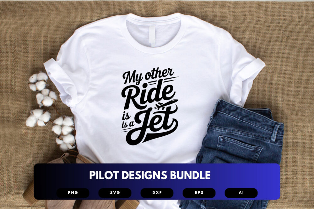 Pilot SVG Bundle | Aviation Clipart, Pilot Quote Cut Files for Cricut & Sublimation - Image 5