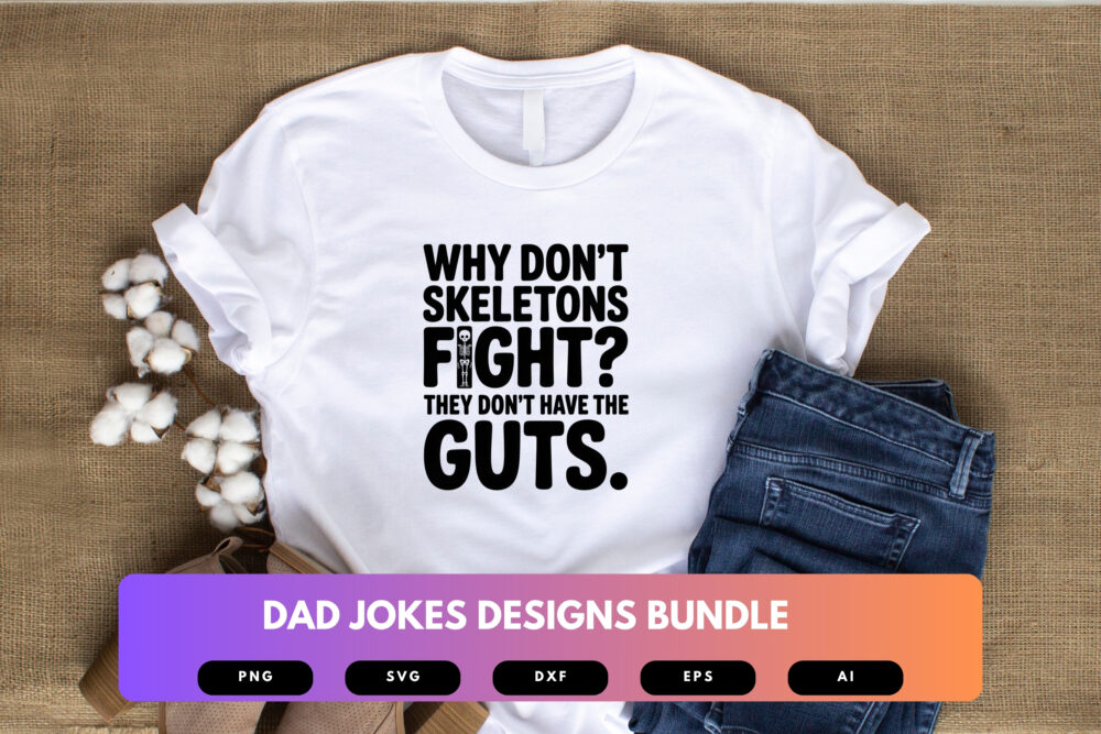 Dad Jokes SVG Bundle | Funny Dad Quotes Clipart, Pun Silhouette Cut Files for Cricut & Sublimation - Image 5