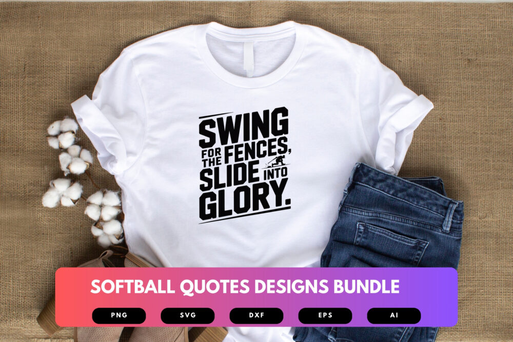 Softball SVG Bundle | Motivational Funny Softball Quotes Cut Files for Cricut, Sublimation & DIY Crafts - Image 4