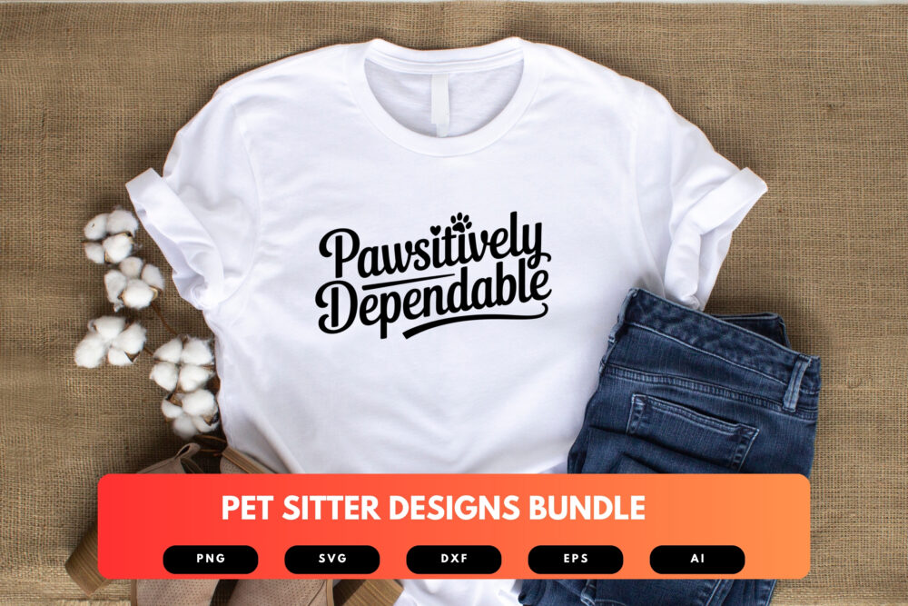 Pet Sitter SVG Bundle | Animal Care Clipart, Pet Sitting Silhouette Cut Files for Cricut & Sublimation - Image 5