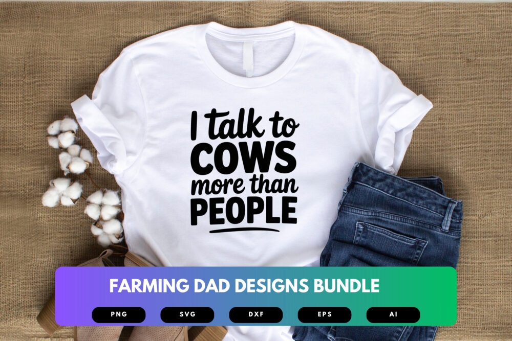 Farming Dad SVG Bundle | Tractor Clipart, Farmer Silhouette Cut Files for Cricut & Sublimation - Image 5