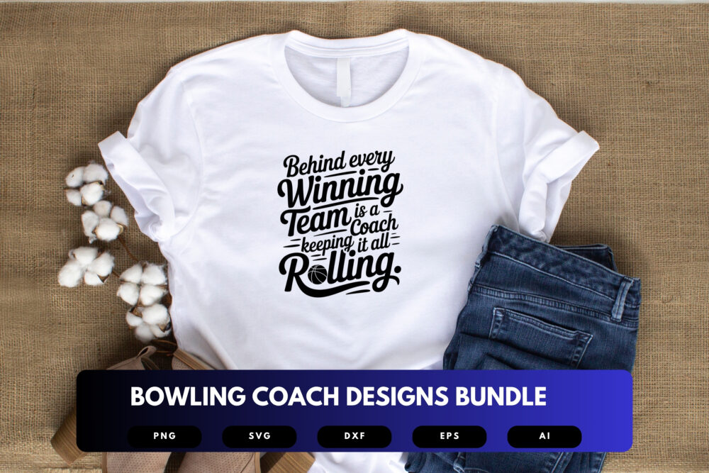 Bowling Coach SVG Bundle | Sports Coach Clipart, Bowling Silhouette Cut Files for Cricut & Sublimation - Image 4