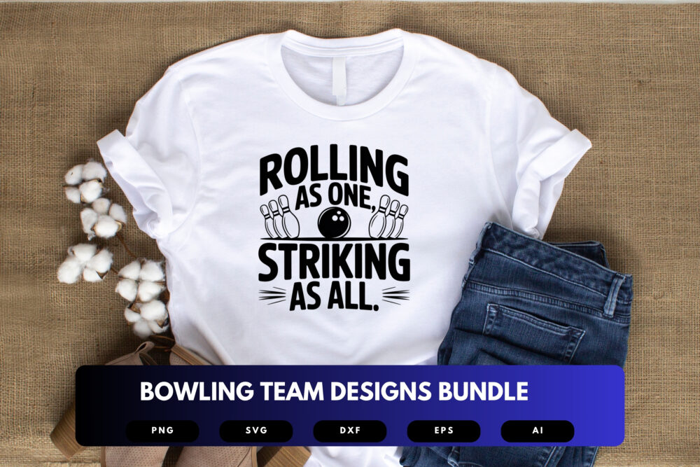 Bowling Team SVG Bundle | Team Spirit Clipart, League Silhouette Cut Files for Cricut & Sublimation - Image 4