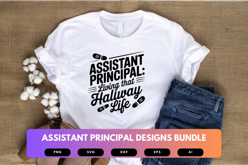 Assistant Principal SVG Bundle | School Staff Quotes, Education Clipart , Cut Files for Cricut & Sublimation - Image 5