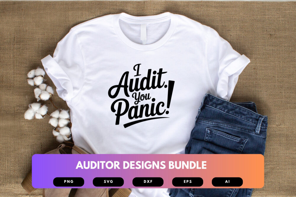 Auditor SVG Bundle | Internal Audit Clipart, Funny Audit Quotes , Finance Cut Files for Cricut & Sublimation - Image 5