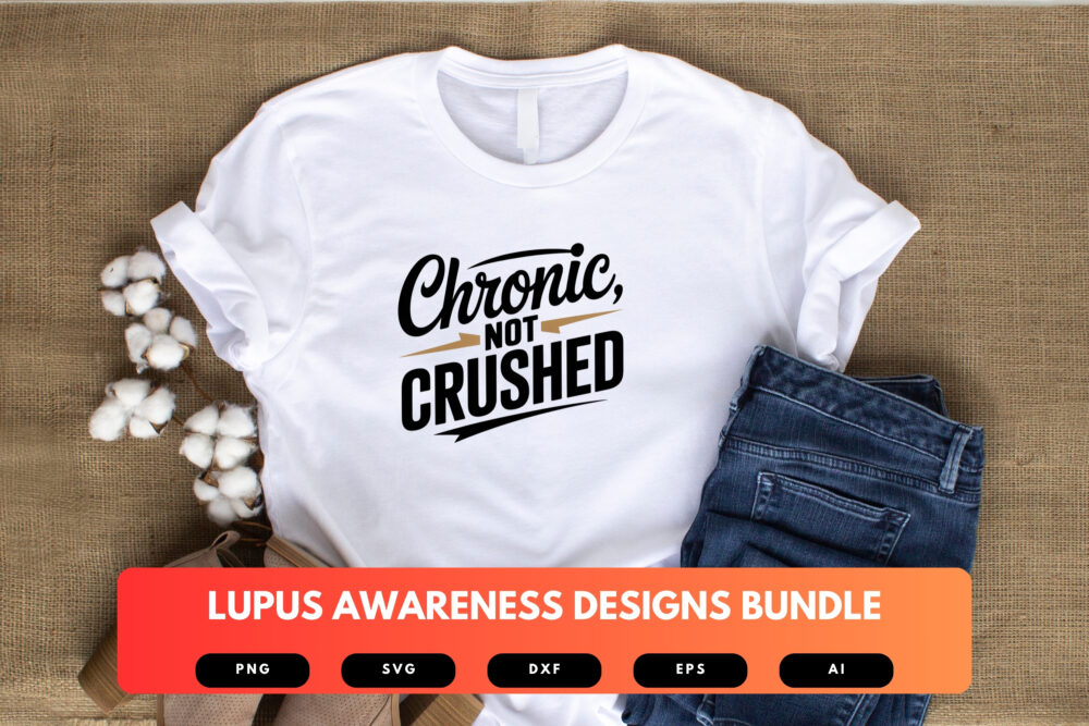 Lupus Awareness SVG Bundle | Purple Ribbon Clipart, Support Quotes , Cut Files for Cricut & Sublimation - Image 5