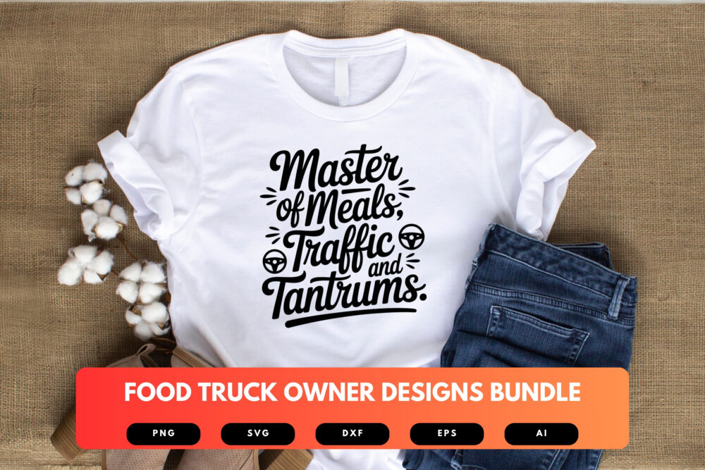 Food Truck SVG Bundle | Street Food Clipart, Mobile Kitchen Quote Cut Files for Cricut & Sublimation - Image 5