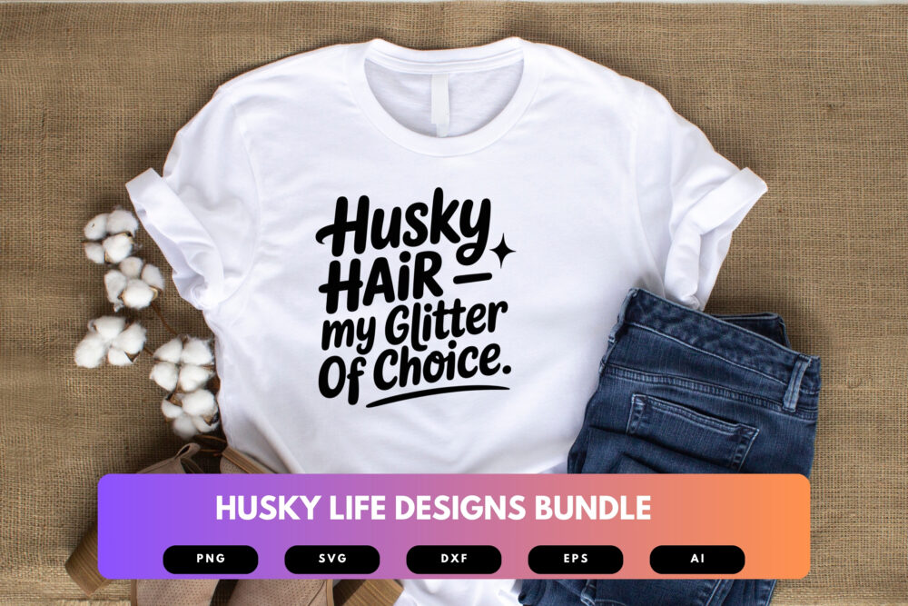 HuskyLife SVG Bundle | Funny Husky Shirt Designs, Dog Lover Clipart , Cut Files for Cricut & Sublimation - Image 5