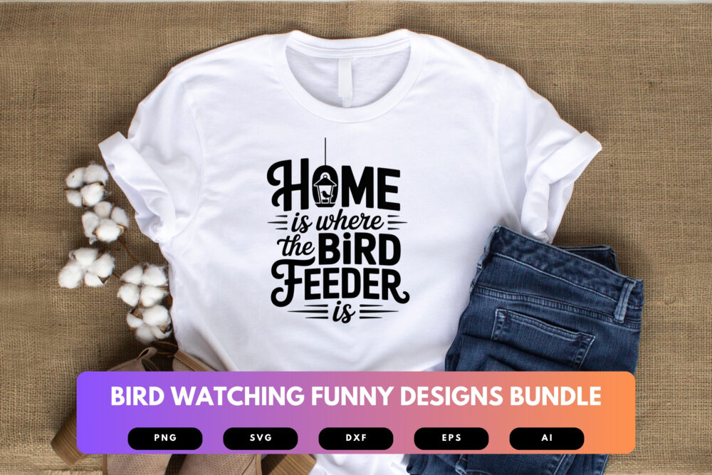 Bird Watching SVG Bundle | Funny Birdwatcher Clipart , Silhouette Cut Files for Cricut & Sublimation - Image 5
