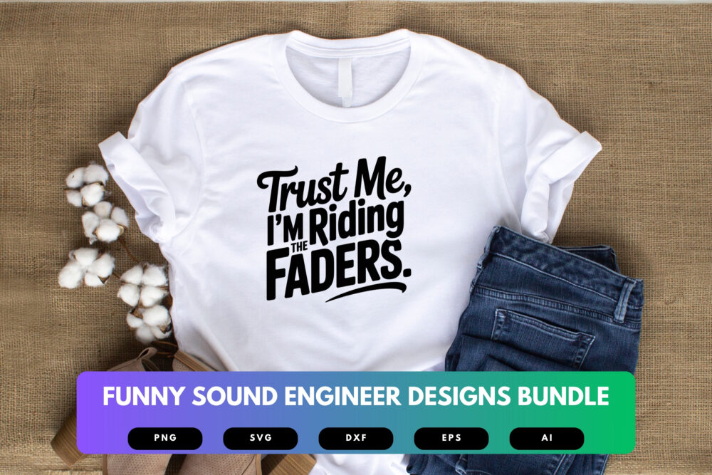 Funny Sound Engineer SVG Bundle | Audio Tech Quotes, Studio Humor Clipart & Cricut Cut Files for Music Pros - Image 5