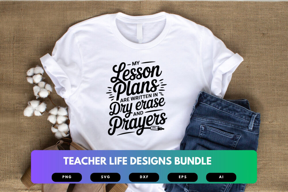 Teacher Life SVG Bundle | Funny Teaching Quotes , School Cut Files for Cricut & Sublimation - Image 5
