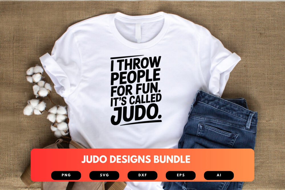 Judo SVG Bundle | Martial Arts Clipart, Fighter Silhouette Cut Files for Cricut & Sublimation - Image 4