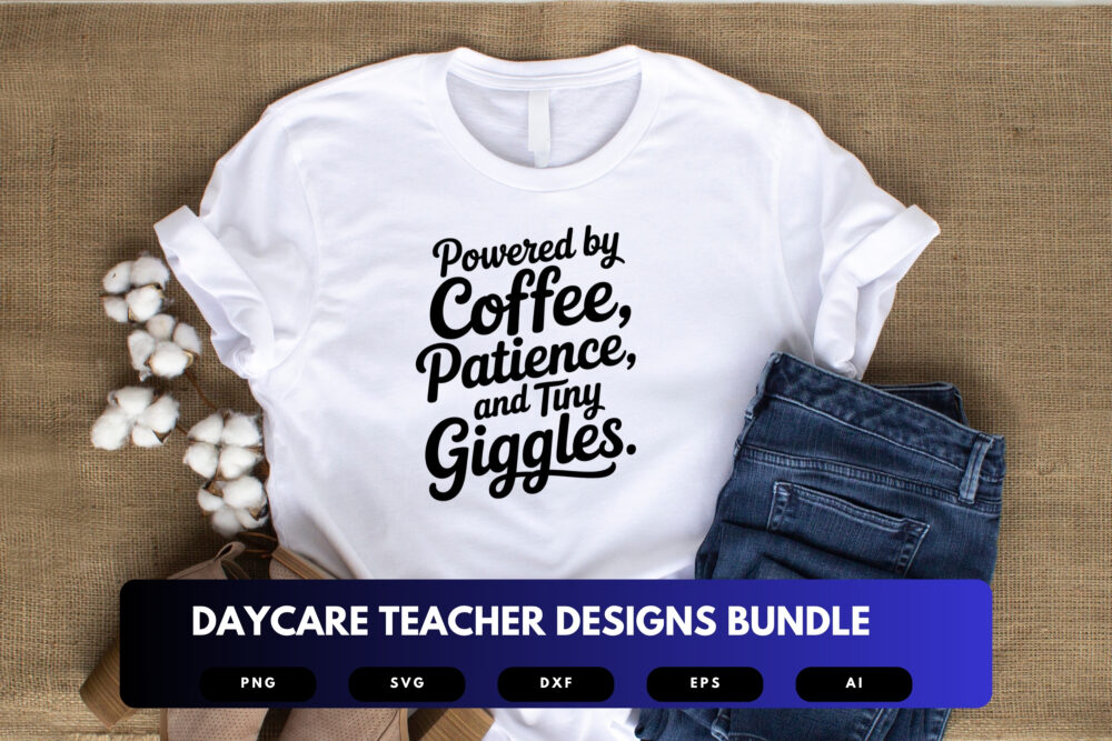 Daycare Teacher SVG Bundle | Childcare Clipart, Preschool Quote Cut Files for Cricut & Sublimation - Image 3