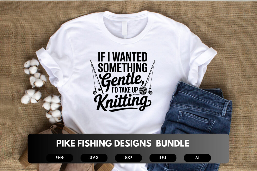 Pike Fishing SVG Bundle | Angler Clipart, Fishing Quote Cut Files for Cricut & Sublimation - Image 3