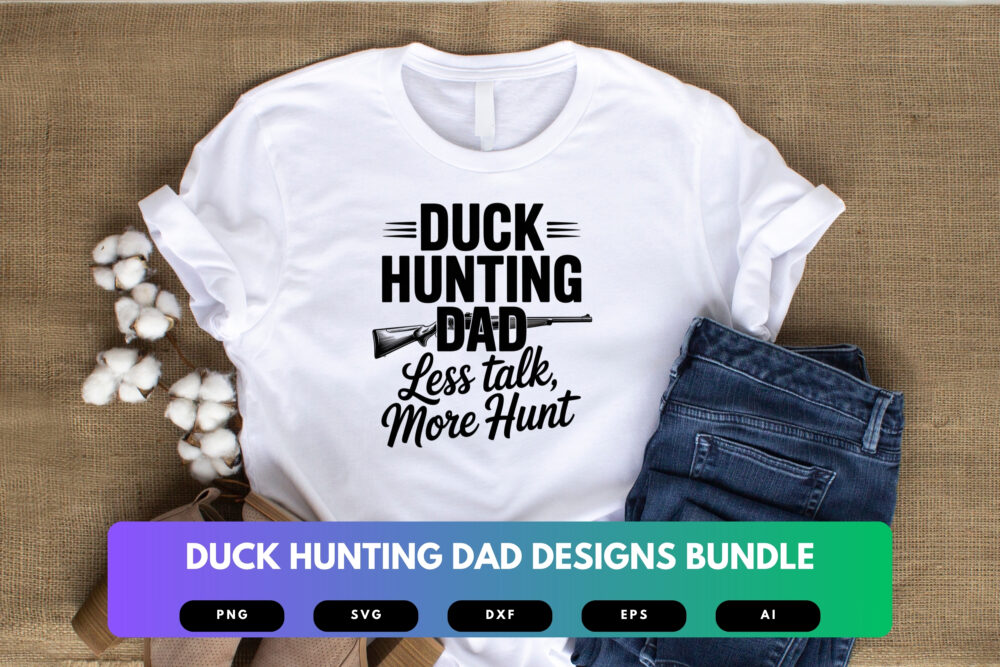 Duck Hunting Dad SVG Bundle | Waterfowl Clipart, Hunter Silhouette Cut Files for Cricut & Sublimation - Image 3