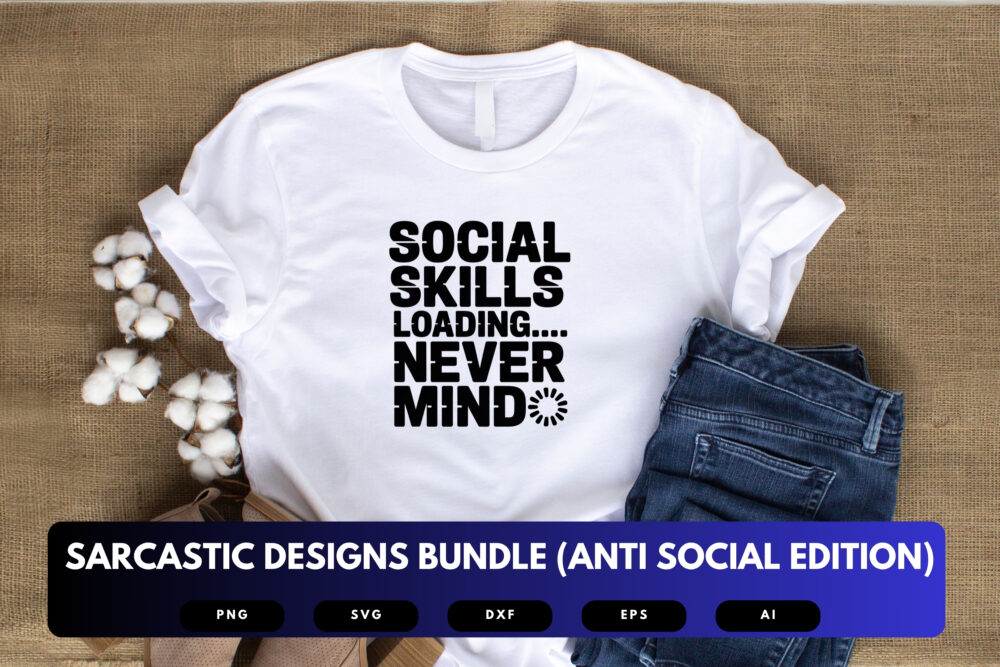 Sarcastic Anti-Social SVG Bundle | Funny Introvert and Anti-Social Quotes, Humorous Cut Files for Cricut & Sublimation - Image 3