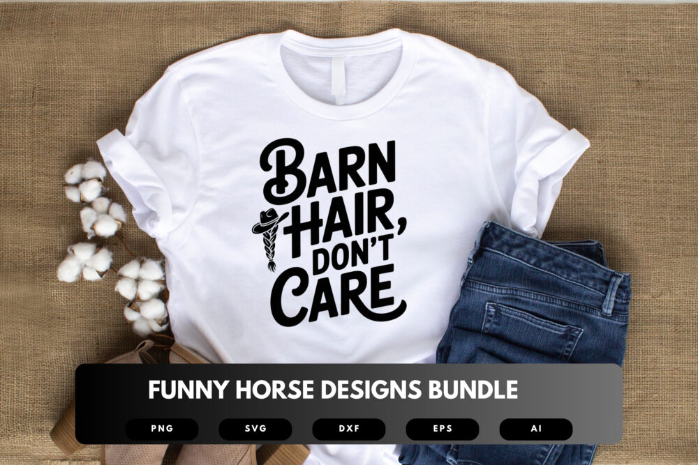 Funny Horse SVG Bundle | Equestrian Quotes, Farm Animal Clipart Cut Files for Cricut & Sublimation - Image 4