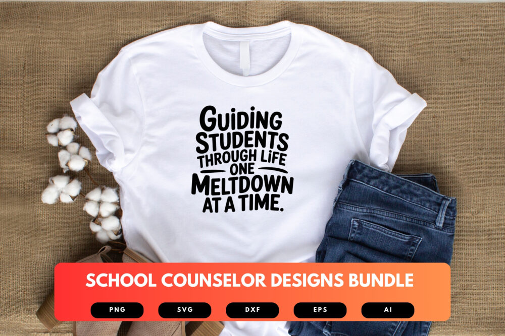 School Counselor SVG Bundle | Motivational Quotes , Education Cut Files for Cricut & Sublimation - Image 4