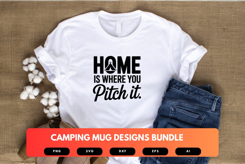 Camping Mug SVG Bundle | Outdoor Adventure Quotes Cut Files for Cricut, Silhouette & Sublimation - Image 4