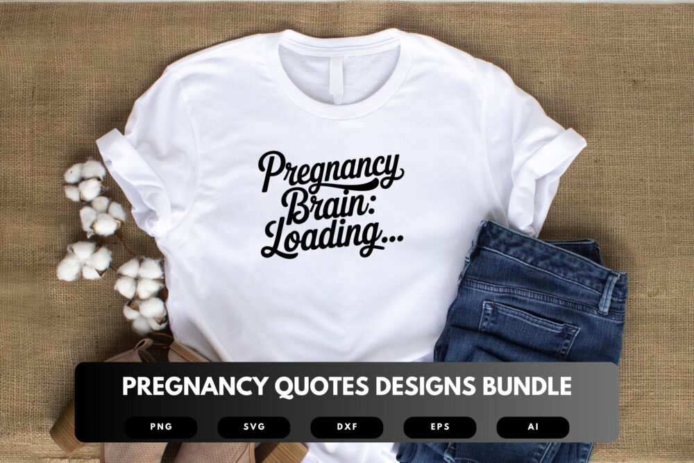 Pregnancy Quotes SVG Bundle | Expecting Mom , Baby Bump Cut Files for Cricut, Silhouette & Sublimation - Image 4