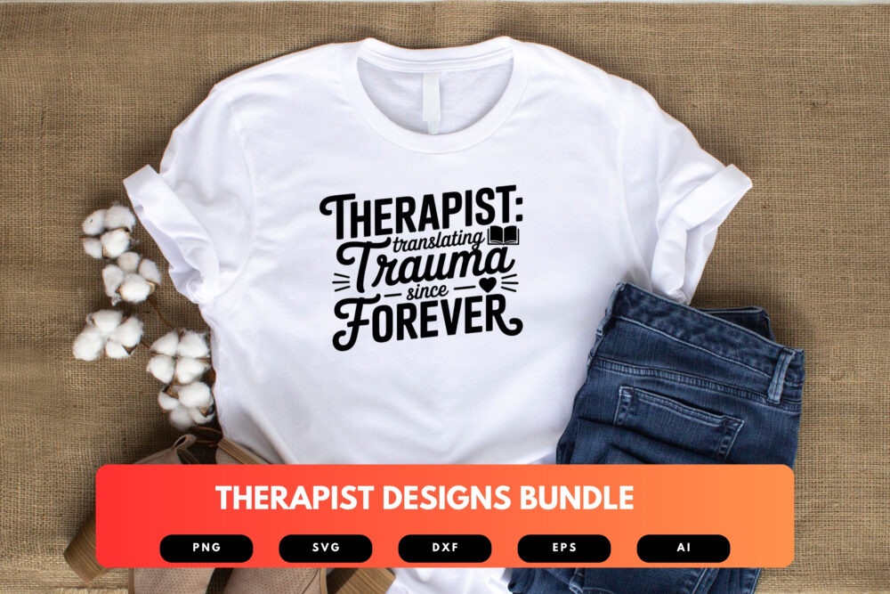 Therapist SVG Bundle | Mental Health Quotes, Counseling Clipart , Silhouette Cut Files for Cricut & Sublimation - Image 4