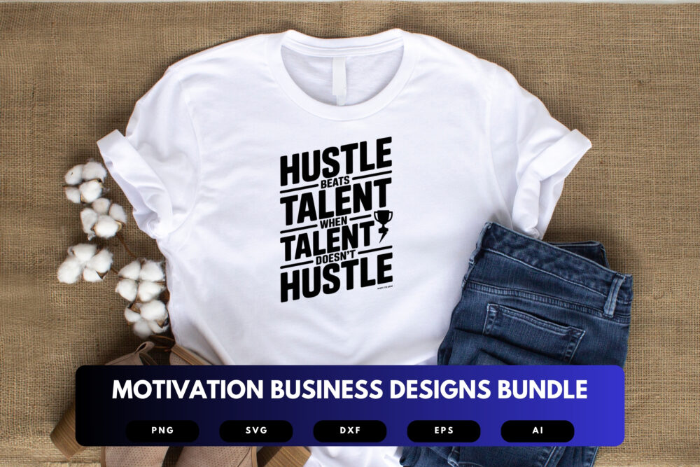 Motivational Business SVG Bundle | Entrepreneur Quotes, Hustle Mindset Clipart , Success Cut Files for Cricut & Sublimation - Image 4