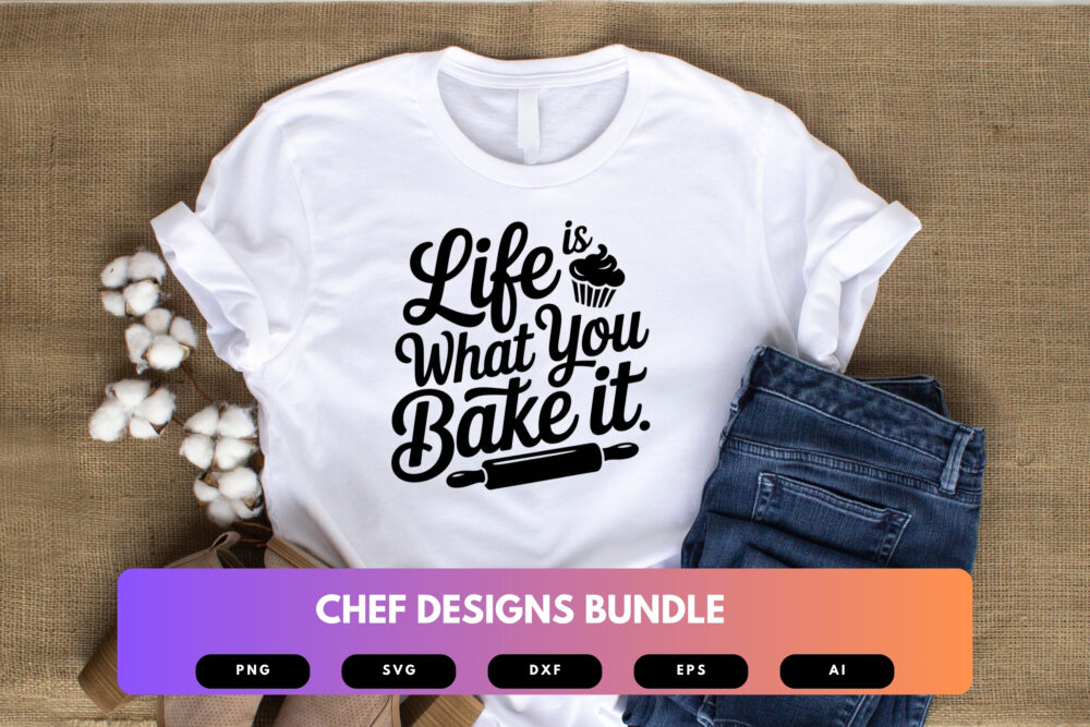 Chef SVG Bundle | Cooking Clipart, Kitchen Silhouette Cut Files for Cricut & Sublimation - Image 4