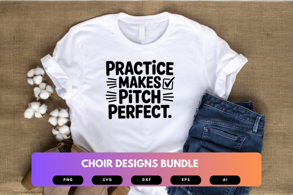 Choir SVG Bundle | Choral Music Clipart, Singer Silhouette Cut Files for Cricut & Sublimation - Image 5