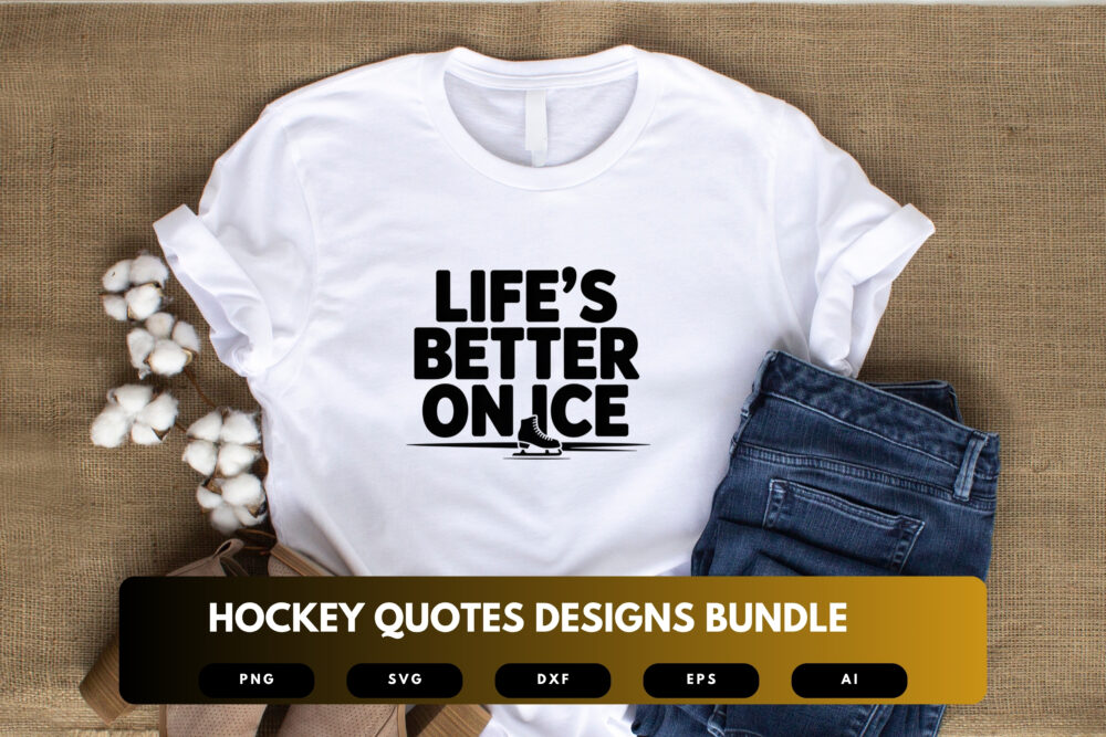 Hockey SVG Bundle | Motivational, Funny Hockey Quotes Cut Files for Cricut, Sublimation & DIY Crafts - Image 3