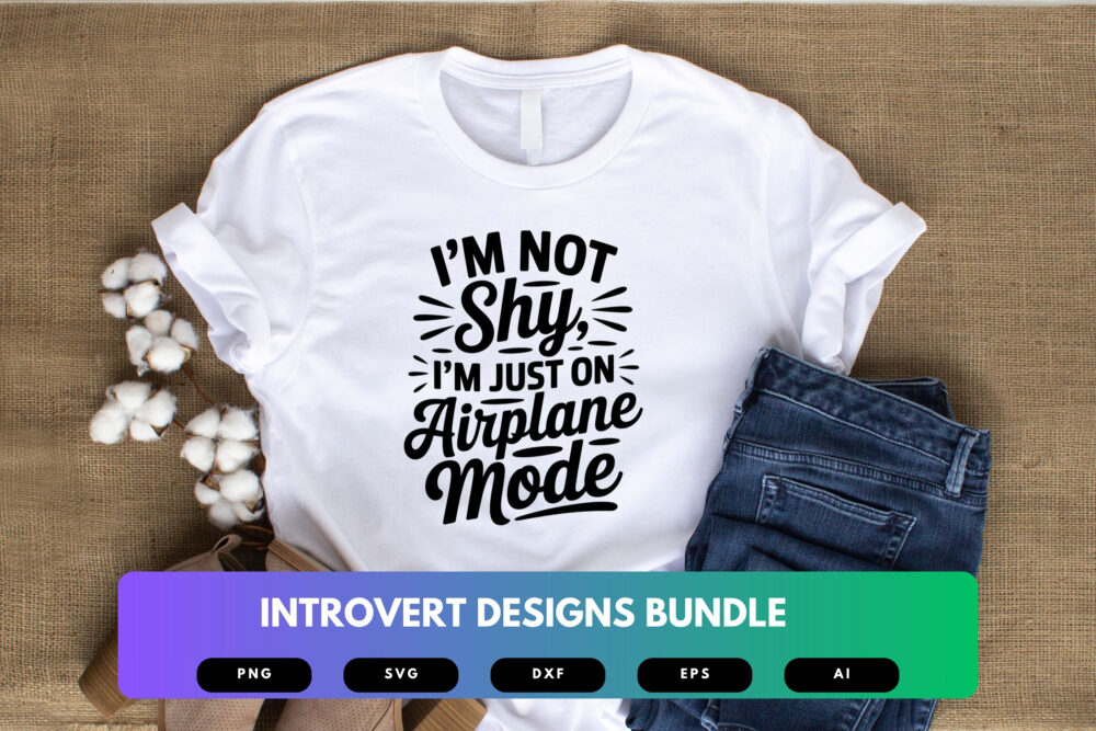 Introvert SVG Bundle | Funny Anti-Social Quotes , Quiet Life Cut Files for Cricut, Sublimation & DIY Crafts - Image 4