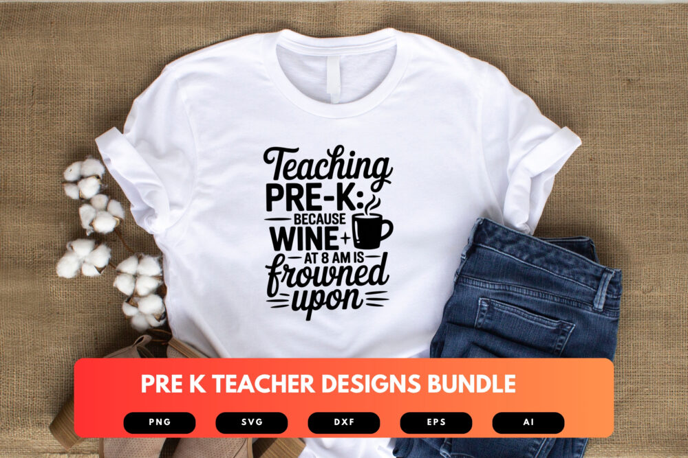 Pre K Teacher SVG Bundle | Cute School Quotes , Early Education Cut Files for Cricut, Sublimation & DIY Crafts - Image 4