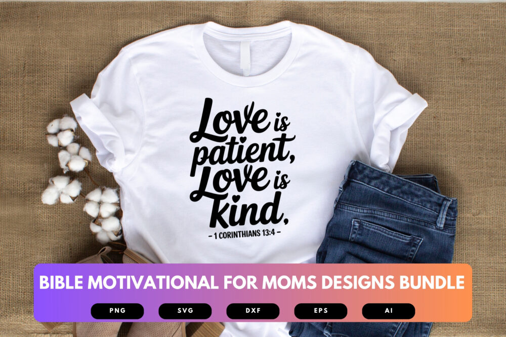 Bible Verse SVG Bundle for Moms | Christian Motivational Quotes, Faith-Based Cut Files for Cricut & Sublimation - Image 4