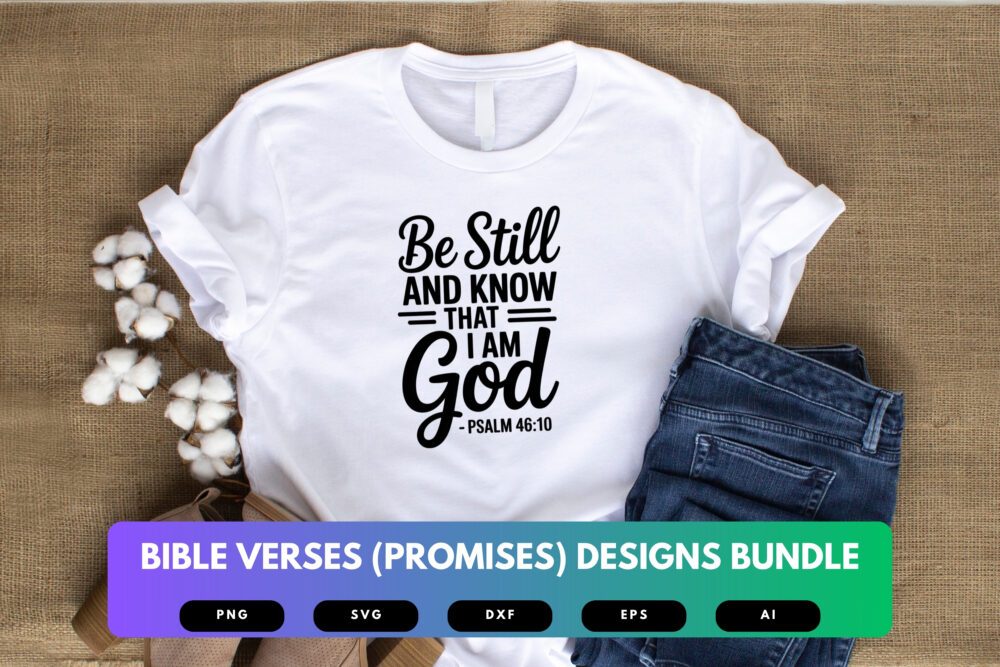 Bible Promises SVG Bundle | Scripture Cut Files, Faith-Based Encouragement Designs for Cricut & Sublimation - Image 4