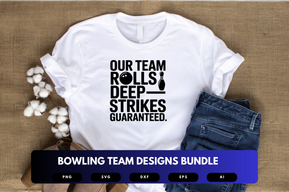 Bowling Team SVG Bundle | Team Spirit Clipart, League Silhouette Cut Files for Cricut & Sublimation - Image 3