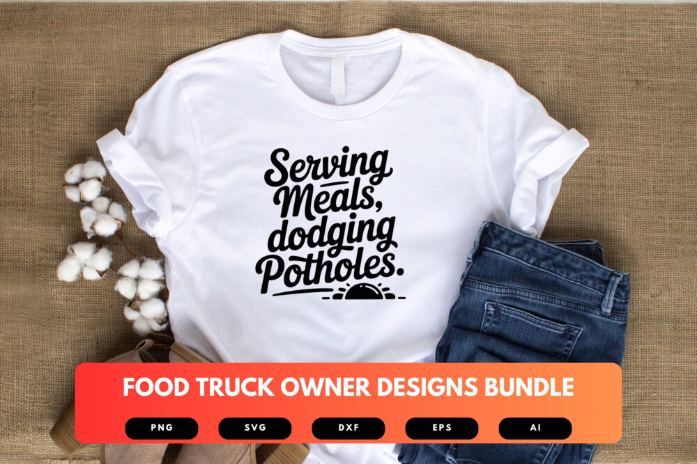 Food Truck SVG Bundle | Street Food Clipart, Mobile Kitchen Quote Cut Files for Cricut & Sublimation - Image 4