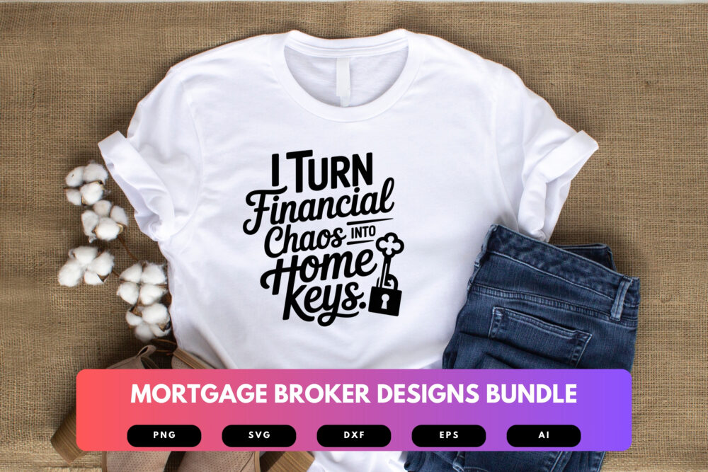Mortgage Broker SVG Bundle | Real Estate Clipart, Home Loan Quote Cut Files for Cricut & Sublimation - Image 4