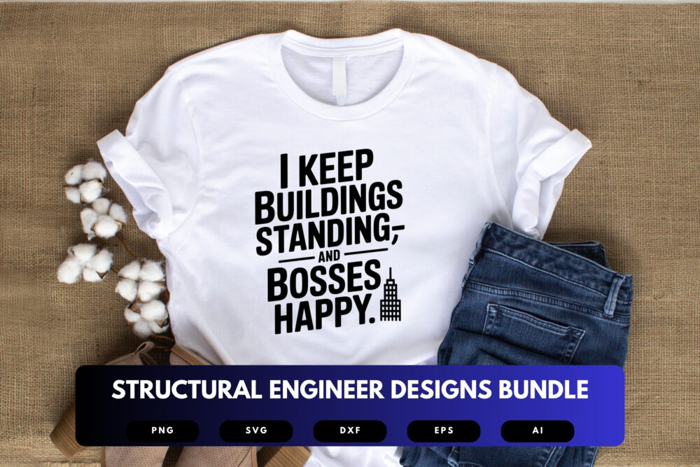 Structural Engineer SVG Bundle | Engineering Clipart, Structural Design Quote Cut Files for Cricut & Sublimation - Image 4
