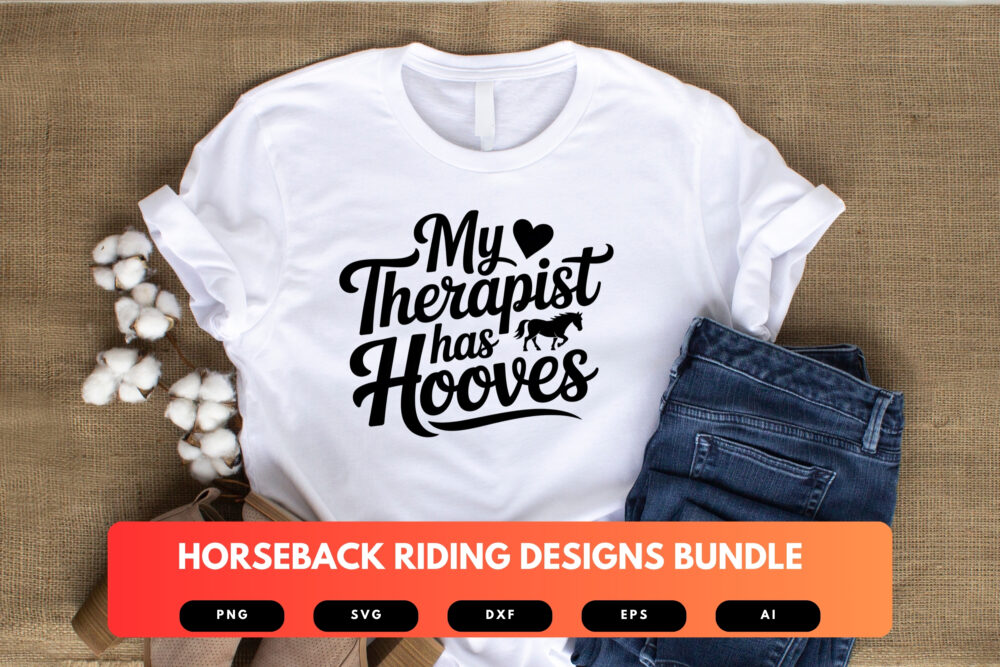 Horseback Riding SVG Bundle | Equestrian Quotes , Horse Rider Cut Files for Cricut & Sublimation - Image 4