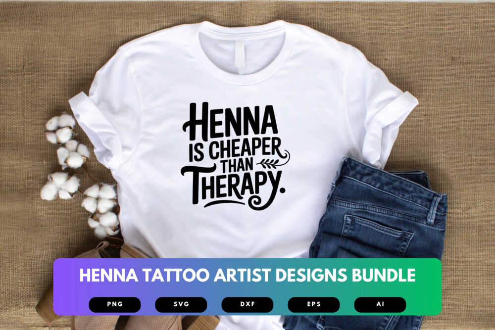 Henna Tattoo Artist SVG Bundle | Mehndi Clipart, Mandala , Floral Cut Files for Cricut & Sublimation - Image 4