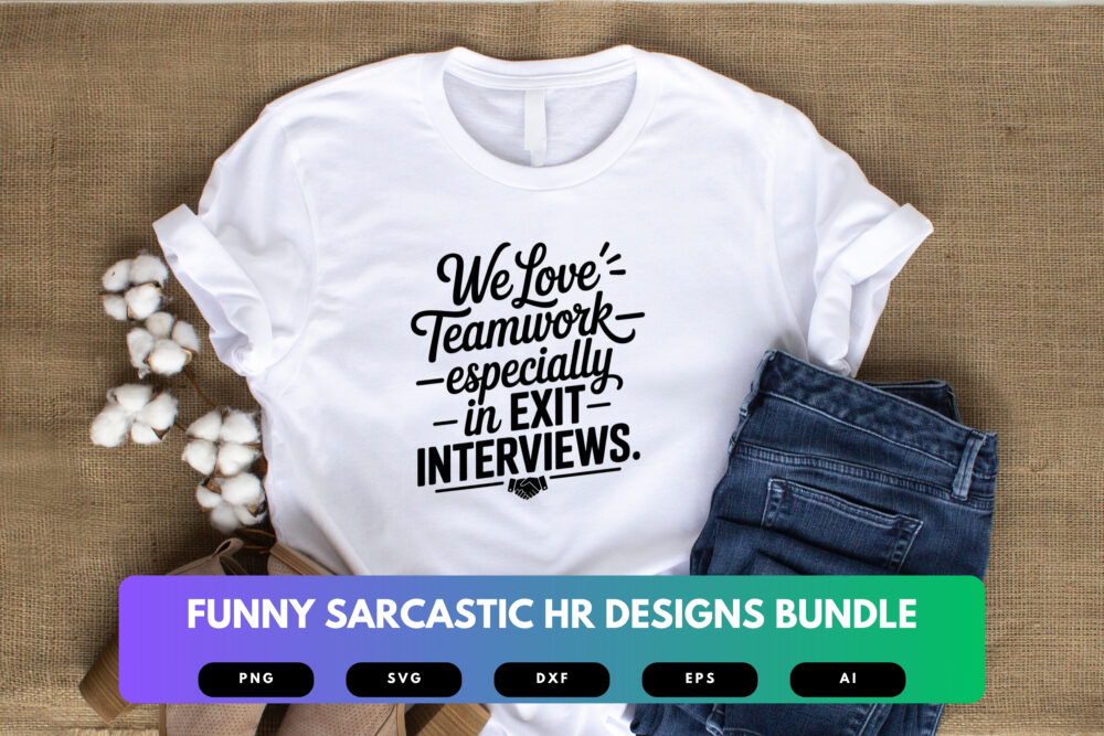 HR SVG Bundle | Funny Human Resources Quotes, Sarcastic Workplace Cut Files for Cricut & Sublimation - Image 4