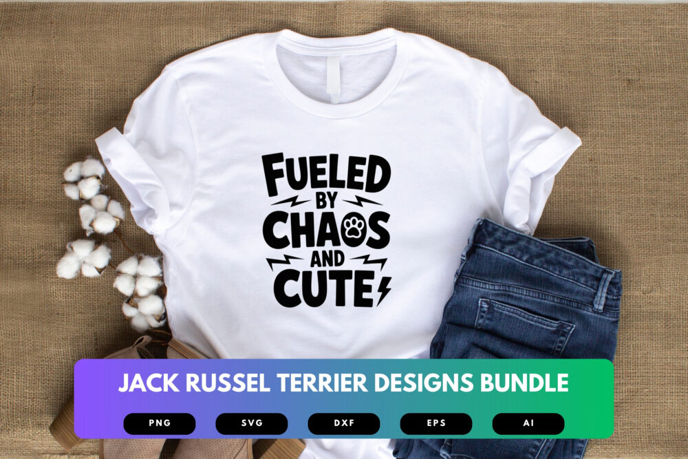 Jack Russell Terrier SVG Bundle | Dog Clipart, Energetic Pet Silhouette Cut Files for Cricut & Sublimation - Image 4