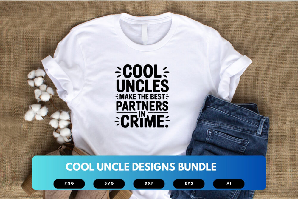 Uncle SVG Bundle | Funny Uncle Quotes & Funcle Life Cut Files for Cricut and Sublimation - Image 3