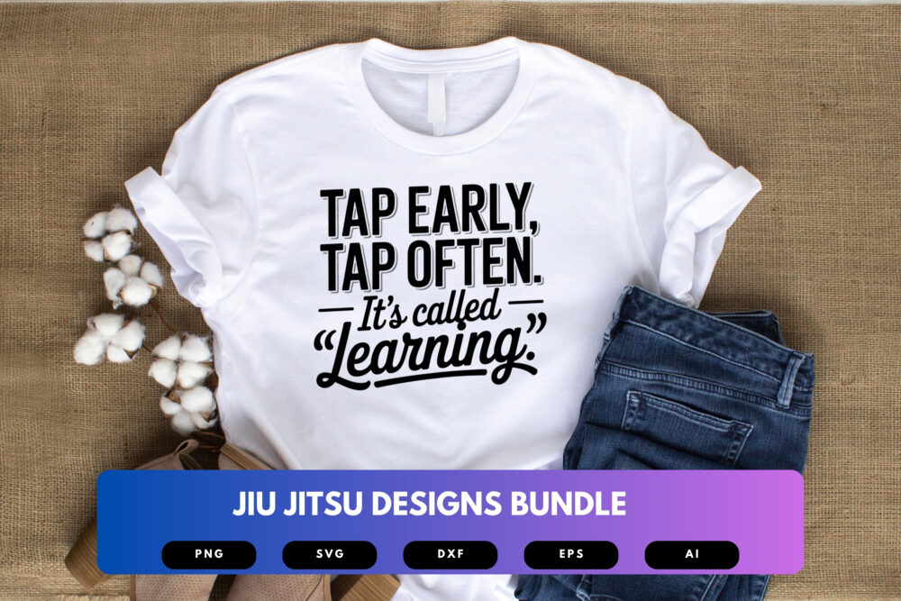 Jiu Jitsu SVG Bundle | Martial Arts Quotes, BJJ Clipart and Grappling Cut Files for Cricut & Sublimation - Image 3