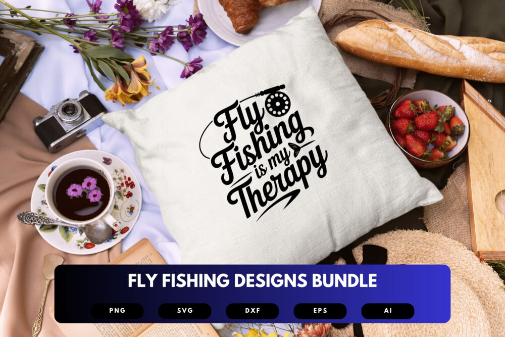 Fly Fishing SVG Bundle | Angler Clipart, Trout Silhouette Cut Files for Cricut & Sublimation - Image 2