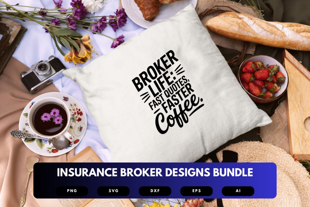 Insurance Broker SVG Bundle | Financial Quote Clipart, Policy Cut Files for Cricut & Sublimation - Image 4