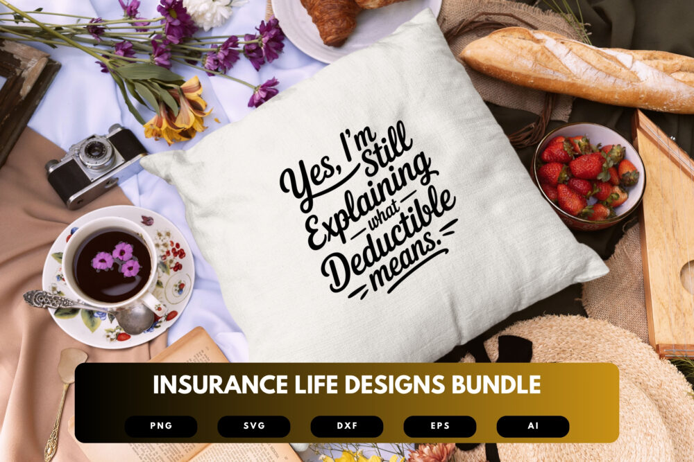 Insurance Life SVG Bundle | Life Insurance Agent Clipart, Motivational Quote Cut Files for Cricut & Sublimation - Image 2
