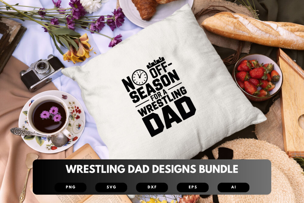 Wrestling Dad SVG Bundle | Sports Dad Clipart, Wrestler Silhouette Cut Files for Cricut & Sublimation - Image 2